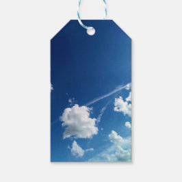Wolken in het licht cadeaulabel