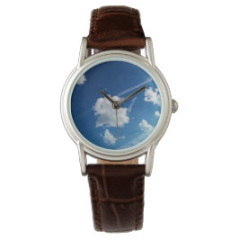 Wolken in het licht horloge