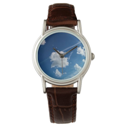Wolken in het licht horloge (Voorkant)