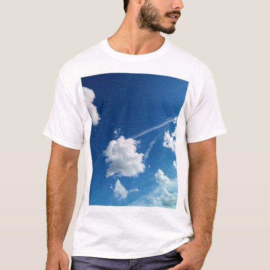 Wolken in het licht t-shirt (Voorkant)