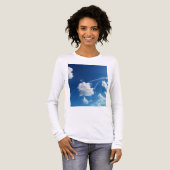 Wolken, in het licht Tri-Blend shirt (Voorkant)