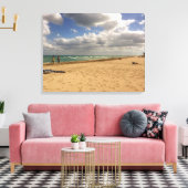 Wolken in Hollywood Beach Canvas Afdruk (Insitu (Woonkamer))