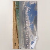 Wolken in Hollywood Beach Strandlaken (Voorkant)