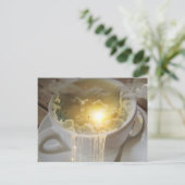 Wolken in mijn koffie briefkaart (Staand voorkant)