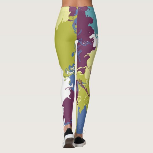 Wolken in mijn koffie leggings (Achterkant)