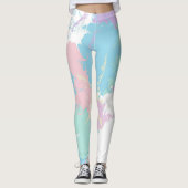 Wolken in mijn koffie leggings (Voorkant)