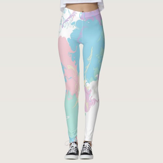 Wolken in mijn koffie leggings (Voorkant)