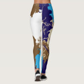 Wolken in mijn koffie leggings (Achterkant)