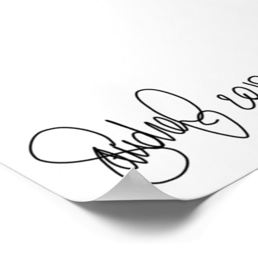 Wolken (in mijn koffie) poster (Hoek)