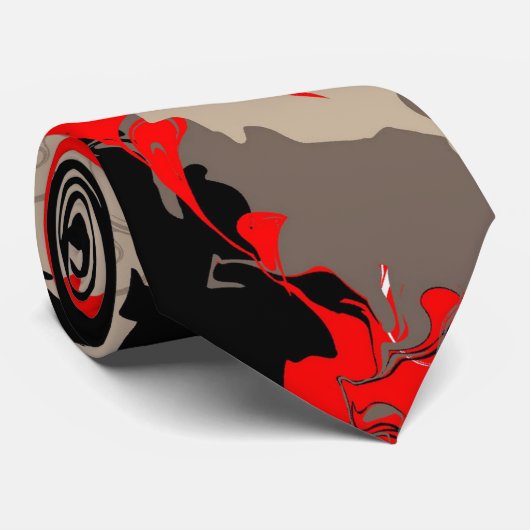 Wolken in mijn koffie stropdas (Opgerold)