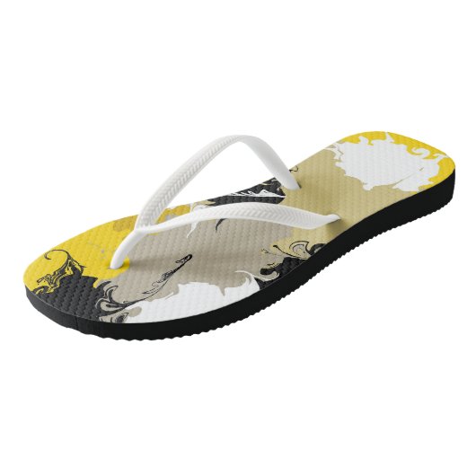 Wolken in mijn koffie teenslippers (Schuin)