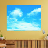 wolken in Ottawa blauwe hemden. Bestel nu Canvas Afdruk (Insitu (Woonkamer))