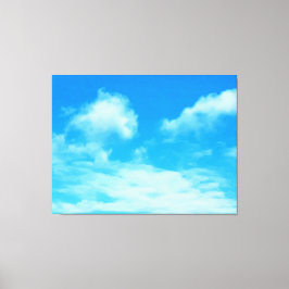 wolken in Ottawa blauwe hemden. Bestel nu Canvas Afdruk