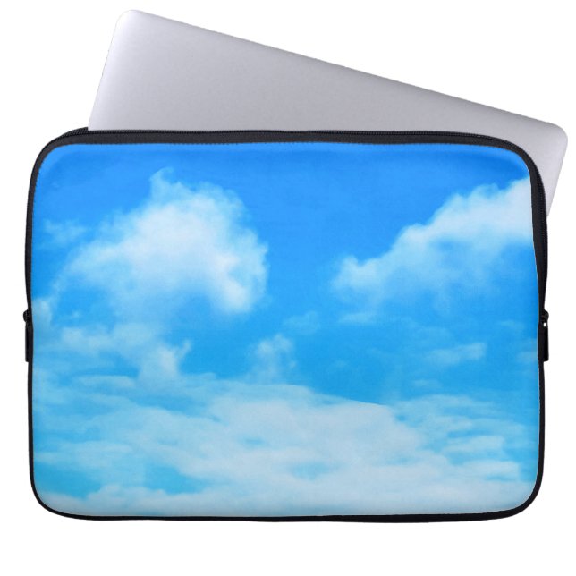 wolken in Ottawa blauwe hemden. Bestel nu Laptop Sleeve (Voorkant)