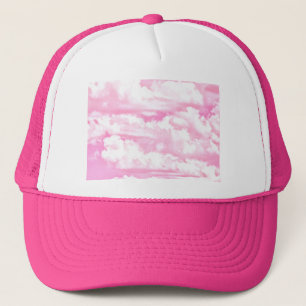 Wolken in roze decor trucker pet