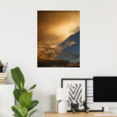 Wolken in Sunset over Goblin Valley State Park Poster (Thuiskantoor)