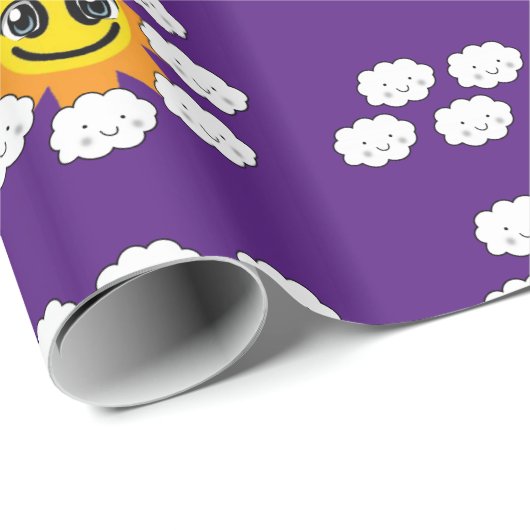 Wolken Inpakpapier (Rol Hoek)