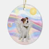 Wolken - Jack Russell Terrier Keramisch Ornament (Links)