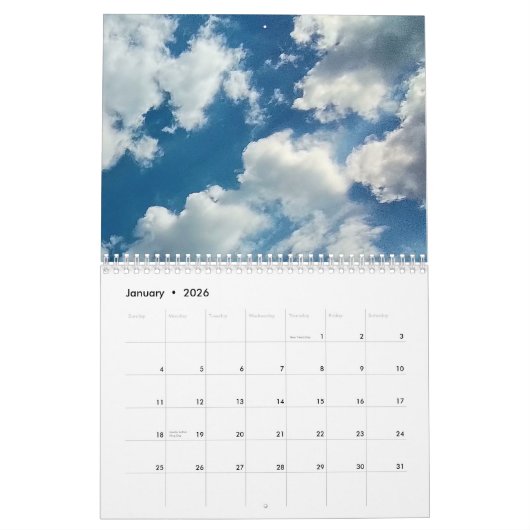 Wolken Kalender (Jan 2026)