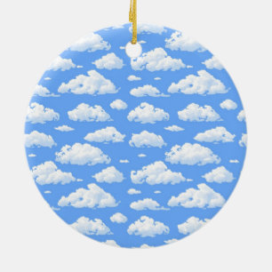 Wolken Keramisch Ornament