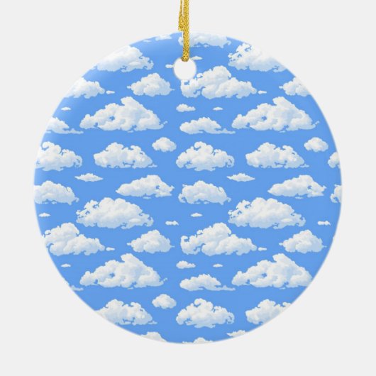 Wolken Keramisch Ornament (Achterkant)