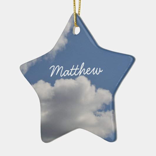 Wolken Keramisch Ornament (Links)