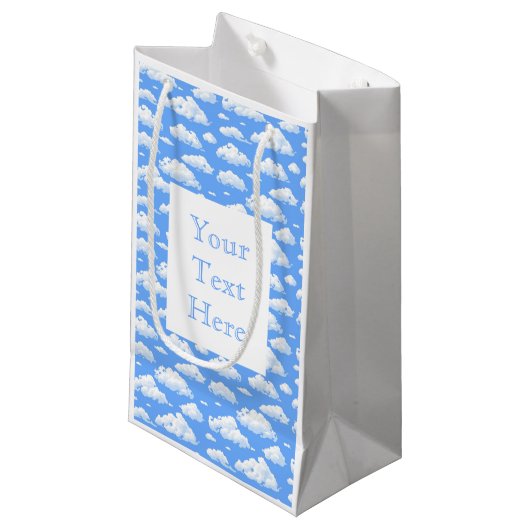 Wolken Klein Cadeauzakje (Voorkant Gekanteld)