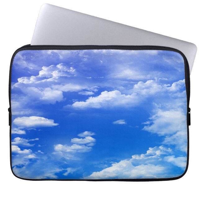 Wolken Laptop Sleeve (Voorkant)