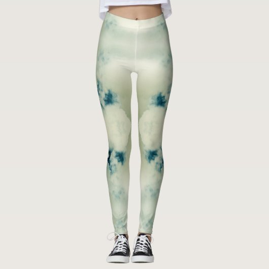 Wolken Leggings voor vrouwen (Voorkant)