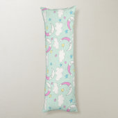 Wolken, manen en sterren lichaamskussen (Achterkant (Verticaal))