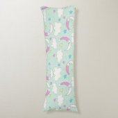 Wolken, manen en sterren lichaamskussen (Voorkant Verticaal)