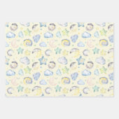 Wolken, manen en sterren voor Baby Inpakpapier Vel (Voorkant 3)