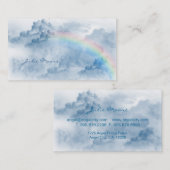 Wolken met een Visitekaartje voor regenboog (Voorkant / Achterkant)