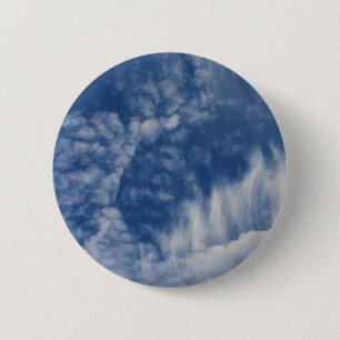 Wolken met tanden ronde button 5,7 cm