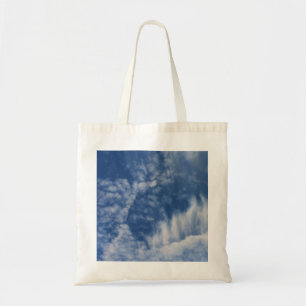 Wolken met tanden tote bag