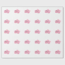 Wolken negen roze pastel bruids douche namedatum