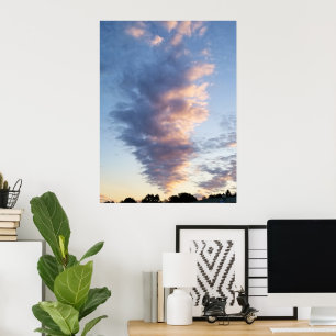 Wolken New Jersey Zonsondergang Poster