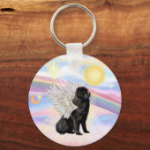 Wolken - Newfoundland (#1) Angel Sleutelhanger (Voorkant)