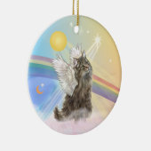 Wolken - Noorse Boskat Engel Keramisch Ornament (Rechts)