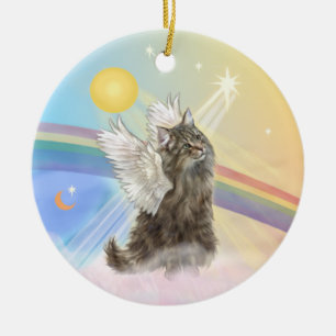 Wolken - Noorse Boskat Engel Keramisch Ornament