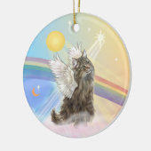 Wolken - Noorse Boskat Engel Keramisch Ornament (Links)