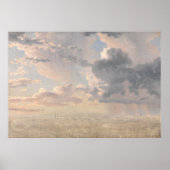 Wolken,  olie poster (Voorkant)