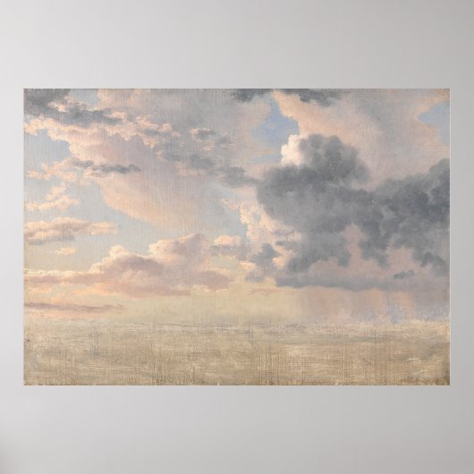 Wolken,  olie poster (Voorkant)