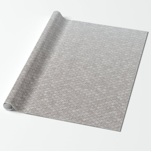 Wolken | Ombre Snowfall Cadeaupapier (Uitgerold)