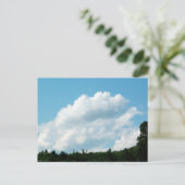 Wolken ontmoeten bomen briefkaart (Staand voorkant)