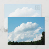 Wolken ontmoeten bomen briefkaart (Voorkant / Achterkant)
