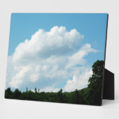 Wolken ontmoeten bomen fotoplaat (Zijkant)