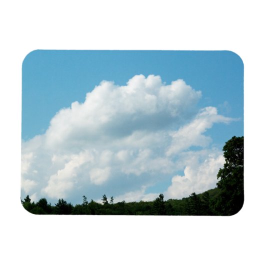 Wolken ontmoeten bomen magneet (Horizontaal)