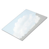 Wolken ontmoeten bomen notitieblok (Schuin)