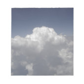 Wolken op 30.000 voet van een vliegtuigraam notitieblok (Voorkant)